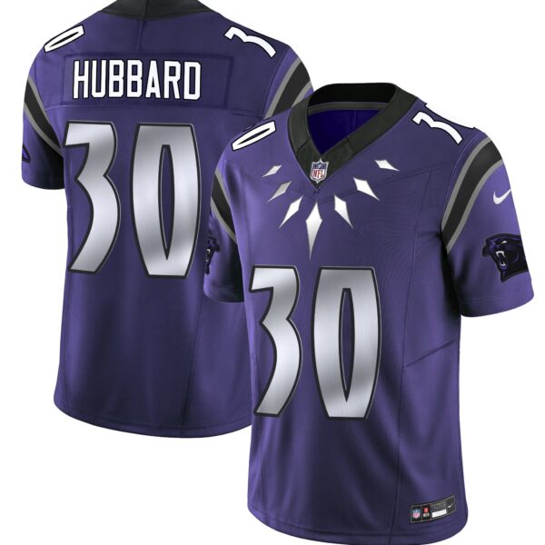 Carolina Panthers Wakanda Vapor Limited Jersey – All Stitched – Purple – Chuba Hubbard Jersey