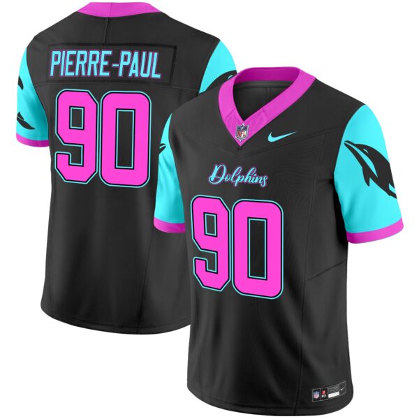 Dolphins Miami Vice Vapor Limited Jersey – All Stitched – Pierre-Paul Jersey