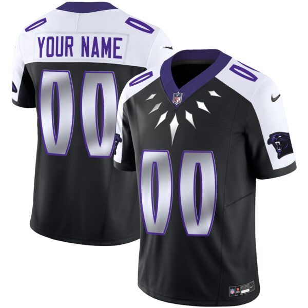 Carolina Panthers Wakanda Vapor Limited Custom Jersey – All Stitched – Black Alternate Jersey