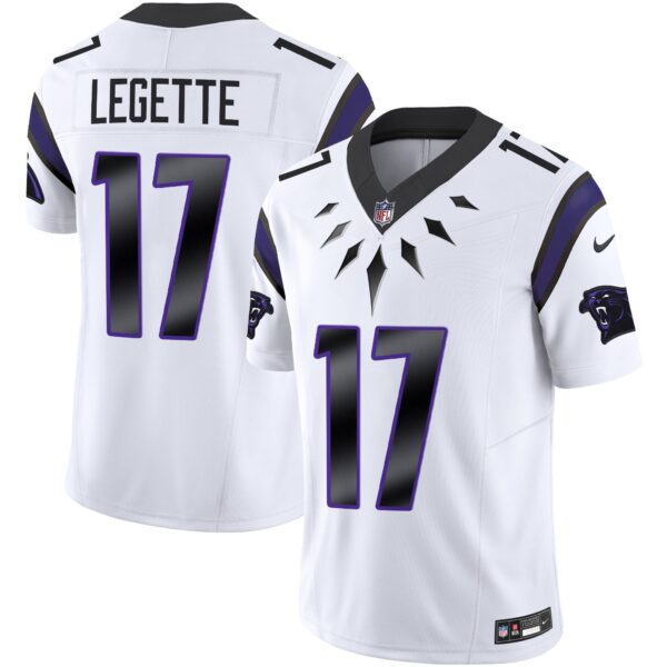 Carolina Panthers Wakanda Vapor Limited Jersey – All Stitched – White – Xavier Legette Jersey