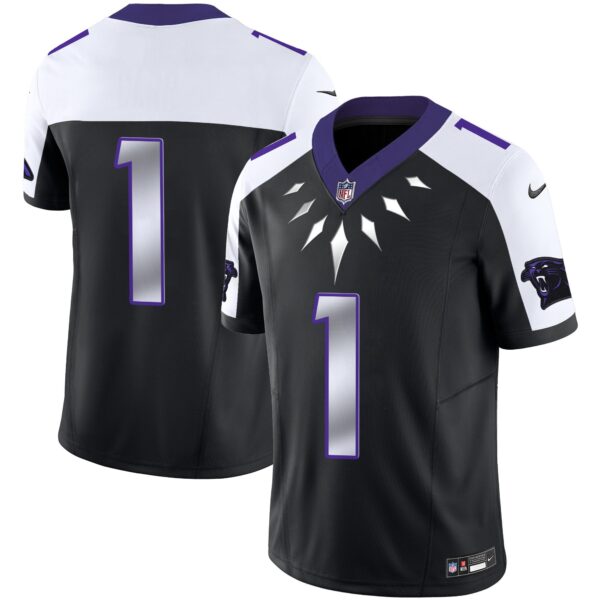 Carolina Panthers Wakanda Vapor Limited Jersey – All Stitched – Black Alternate – #1 Team Jersey