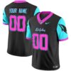 Dolphins Miami Vice Vapor Limited Custom Jersey – All Stitched – Black Jersey