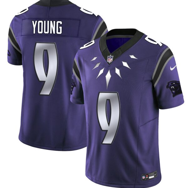 Carolina Panthers Wakanda Vapor Limited Jersey – All Stitched – Purple – Bryce Young Jersey