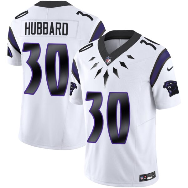Carolina Panthers Wakanda Vapor Limited Jersey – All Stitched – White – Chuba Hubbard Jersey