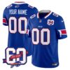 Bills 60th Anniversary Patch Vapor Limited Custom Jersey – All Stitched – Royal Jersey