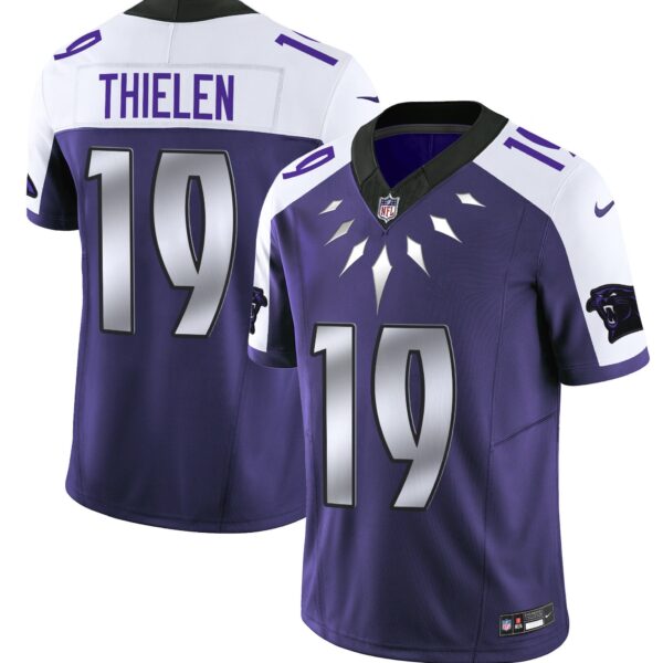 Carolina Panthers Wakanda Vapor Limited Jersey – All Stitched – Purple Alternate – Adam Thielen Jersey