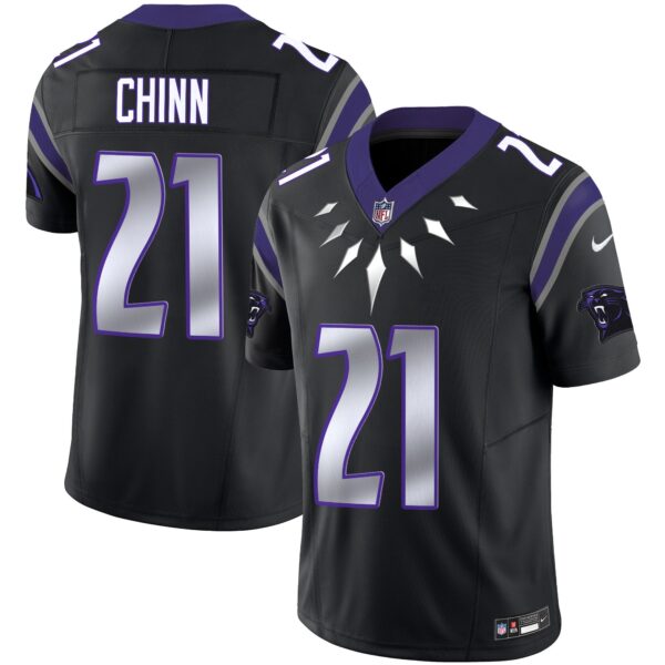Carolina Panthers Wakanda Vapor Limited Jersey – All Stitched – Black – Jeremy Chinn Jersey