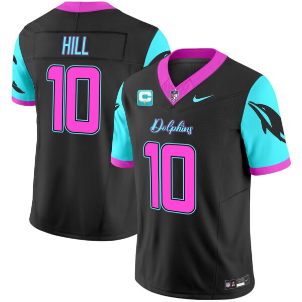 Dolphins Miami Vice Vapor Limited Jersey – All Stitched – Tyreek Hill Jersey