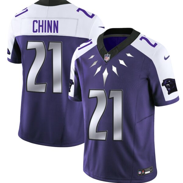 Carolina Panthers Wakanda Vapor Limited Jersey – All Stitched – Purple Alternate – Jeremy Chinn Jersey