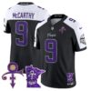 Minnesota Vikings 2024 Prince Vapor Limited Jersey V2 – All Stitched – Black Alternate – J.J. McCarthy Jersey