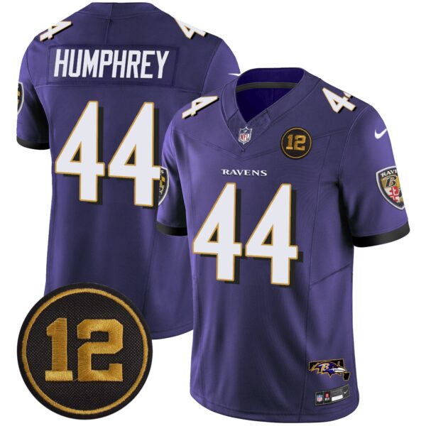 Ravens Jacoby Jones Patch Vapor Limited Jersey – All Stitched – Purple – Marlon Humphrey Jersey