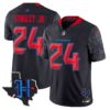 Houston Texans 2024 Texas Patch Vapor Limited Jersey V4 – All Stitched – Navy Limited – Derek Stingley Jr. Jersey