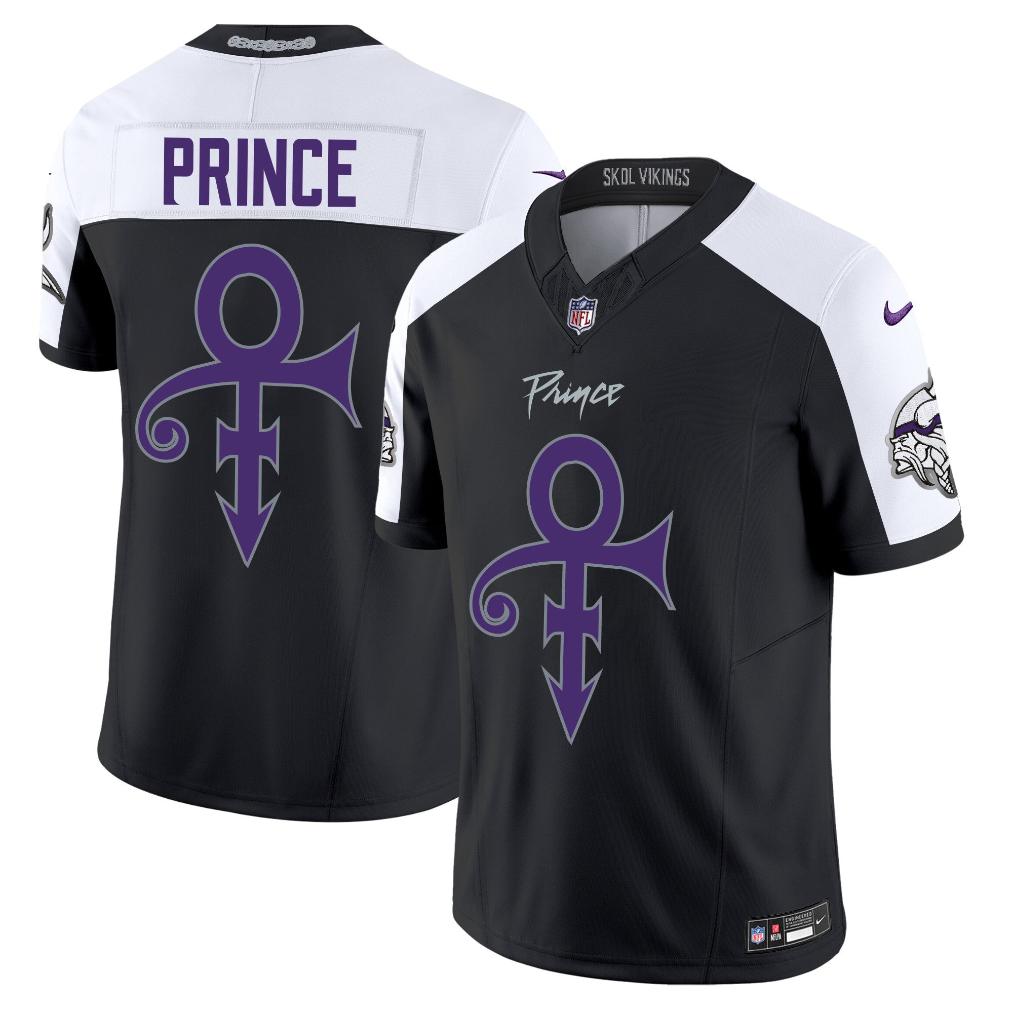 Vikings 2024 Prince Vapor Limited Jersey – All Stitched – Black Alternate – Prince Jersey