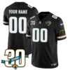 Custom Jacksonville Jaguars 1990s Throwback Uniforms – All Stitched – Black Jersey