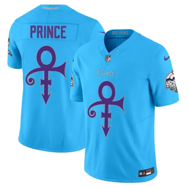 Vikings 2024 Prince Vapor Limited Jersey – All Stitched – Light Blue – Prince Jersey