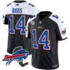 Bills New York Patch Vapor Limited Jersey V2 – All Stitched – Black Alternate – Stefon Diggs Jersey