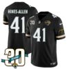 Jacksonville Jaguars 1990s Throwback Uniforms – All Stitched – Black – Josh Hines-Allen – 41 Jersey