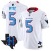 Houston Texans 2024 Texas Patch Vapor Limited Jersey V4 – All Stitched – White – Jalen Pitre Jersey