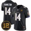 Ravens Jacoby Jones Patch Vapor Limited Jersey – All Stitched – Black – Kyle Hamilton Jersey