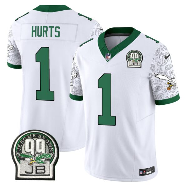 Eagles Kelly Green Vapor Limited Jersey V4 – All Stitched – Kelly White – Jalen Hurts Jersey