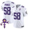 Vikings 2024 Prince Vapor Limited Jersey – All Stitched – White Limited – Prince 1958 Jersey