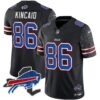 Bills New York Patch Vapor Limited Jersey V2 – All Stitched – Black – Dalton Kincaid Jersey
