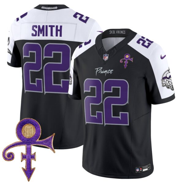 Vikings 2024 Prince Vapor Limited Jersey – All Stitched – Black Alternate – Harrison Smith Jersey