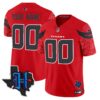 Houston Texans 2024 Texas Patch Vapor Limited Custom Jersey V4 – All Stitched – Red Jersey
