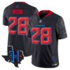 Houston Texans 2024 Texas Patch Vapor Limited Jersey V4 – All Stitched – Navy Limited – Joe Mixon Jersey