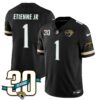 Jacksonville Jaguars 1990s Throwback Uniforms – All Stitched – Black – Travis Etienne Jr – 1 Jersey