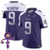 Vikings 2024 Prince Vapor Limited Jersey – All Stitched – Purple Alternate – J.J. McCarthy Jersey