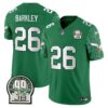 Eagles Kelly Green Vapor Limited Jersey V4 – All Stitched – Kelly Green – Saquon Barkley Jersey