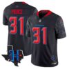 Houston Texans 2024 Texas Patch Vapor Limited Jersey V4 – All Stitched – Navy Limited – Dameon Pierce Jersey