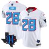 Houston Texans 2024 Texas Patch Vapor Limited Jersey V4 – All Stitched – White – Joe Mixon Jersey