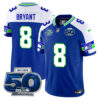 Seattle Seahawks 50th Season Vapor Limited Jersey – All Stitcheds – Royal Alternate – Coby Bryant Jersey