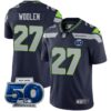 Seattle Seahawks 50th Season Vapor Limited Jersey – All Stitched – Navy – Riq Woolen Jersey