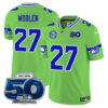 Seattle Seahawks 50th Season Vapor Limited Jersey – All Stitcheds – Green – Riq Woolen Jersey