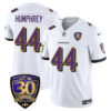 Baltimore Ravens Limited 30th Season Jersey – All Stitched – Marlon Humphrey – 44 – White Jersey