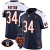 Bears Illinois Patch Vapor Jersey – All Stitched – Alternate – Walter Payton Jersey