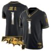 Ravens 2024 Gold Vapor Limited Jersey – All Stitched – Black Limited – Joe D Jersey