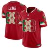 Dallas Cowboys Mexico Vapor Limited Jersey V3 – All Stitched – Red – CeeDee Lamb Jersey