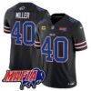 Buffalo Bills 2024 Bills Mafia Patch Vapor Limited Jersey – All Stitched – Black – Von Miller Jersey