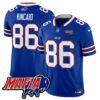 Buffalo Bills 2024 Bills Mafia Patch Vapor Limited Jersey – All Stitched – Royal – Dalton Kincaid Jersey