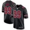 Arizona Cardinals 2024 Game Jersey – All Stitched – Black – J.J. Watt Jersey