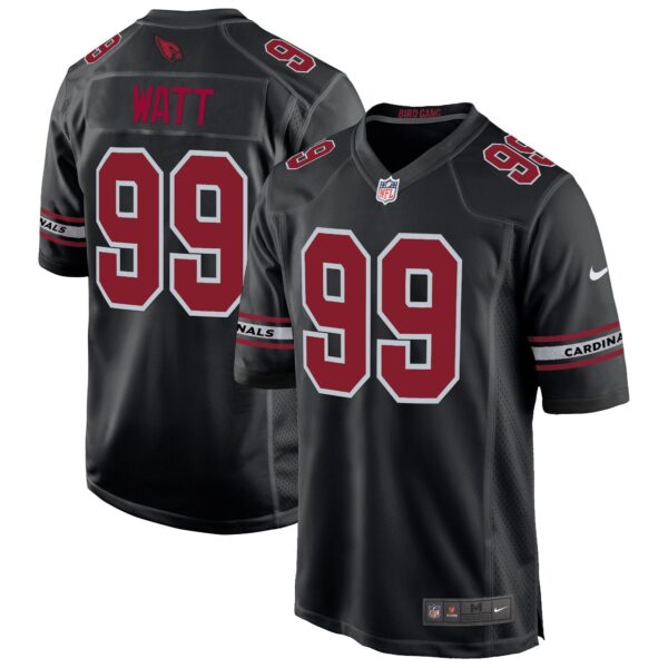 Arizona Cardinals 2024 Game Jersey – All Stitched – Black – J.J. Watt Jersey