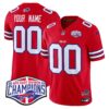 Bills 2024 AFC East Division Champions Vapor Limited Custom Jersey – All Stitched – Red Jersey