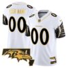 Ravens Maryland Patch Gold Vapor Limited Custom Jersey V2 – All Stitched – White Gold Jersey