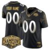 Ravens Maryland Flag Map 2024 AFC North Division Champions Patch Gold Vapor Limited Custom Jersey – All Stitched – Black Limited Jersey