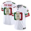 Dallas Cowboys Mexico Vapor Limited Custom Jersey V3 – All Stitched – White Jersey