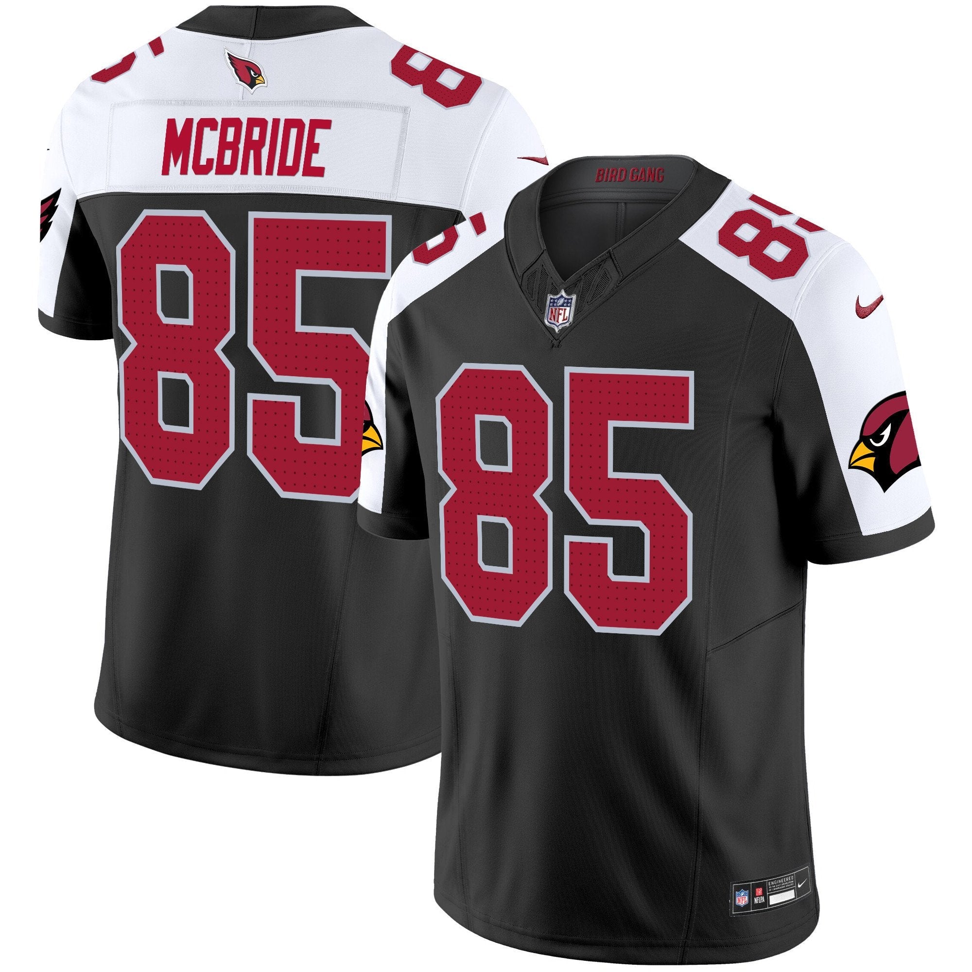 Arizona Cardinals 2024 Vapor Limited Jersey – All Stitched – Black Alternate – Trey McBride Jersey